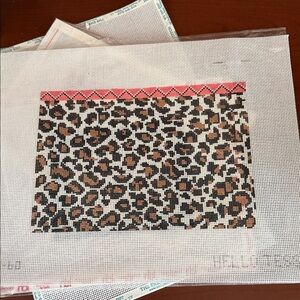 Leopard Print Needlepoint Canvas